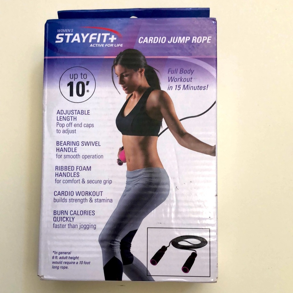 Stay Fit Cardio Jump Rope 10”